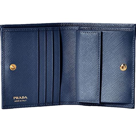 prada saffiano baltico|Coffee/baltic Blue Saffiano Leather Wallet .